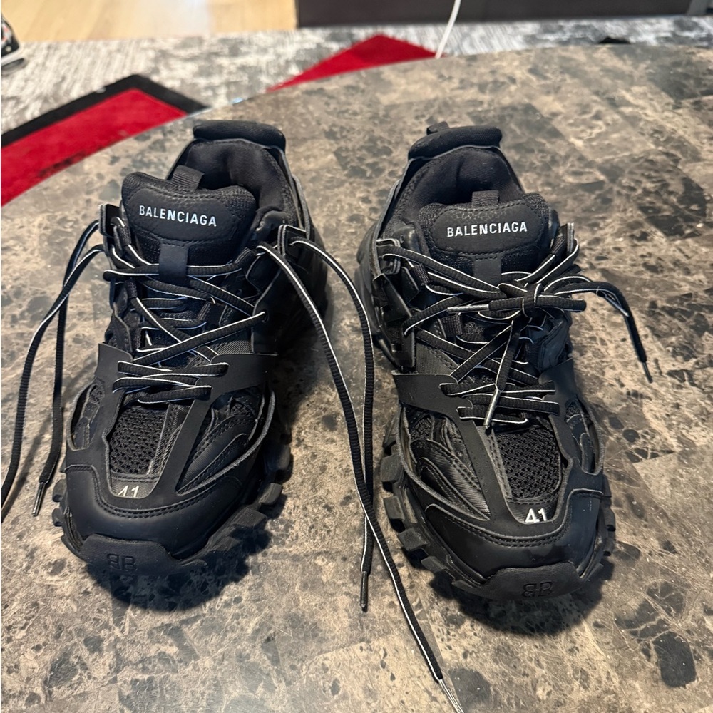 Balenciaga Men's Black Athletic Shoes